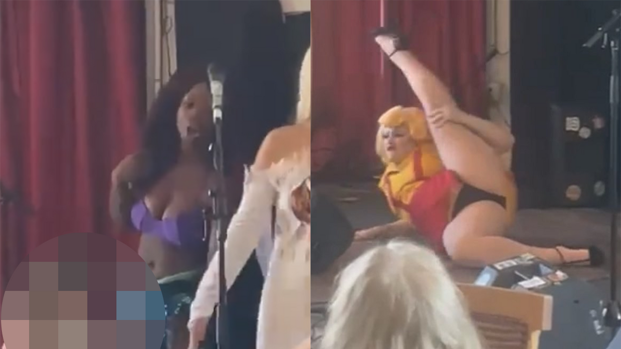 Pride dancers defy critics, spread legs for children while letting others (allegedly) touch their crotch