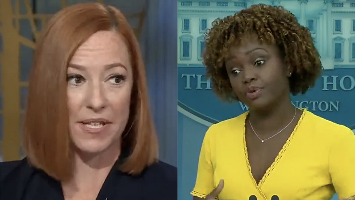 Reporter quotes Jen Psaki to ask why progressive cities aren't safe and Karine Jean-Pierre doesn't handle it well