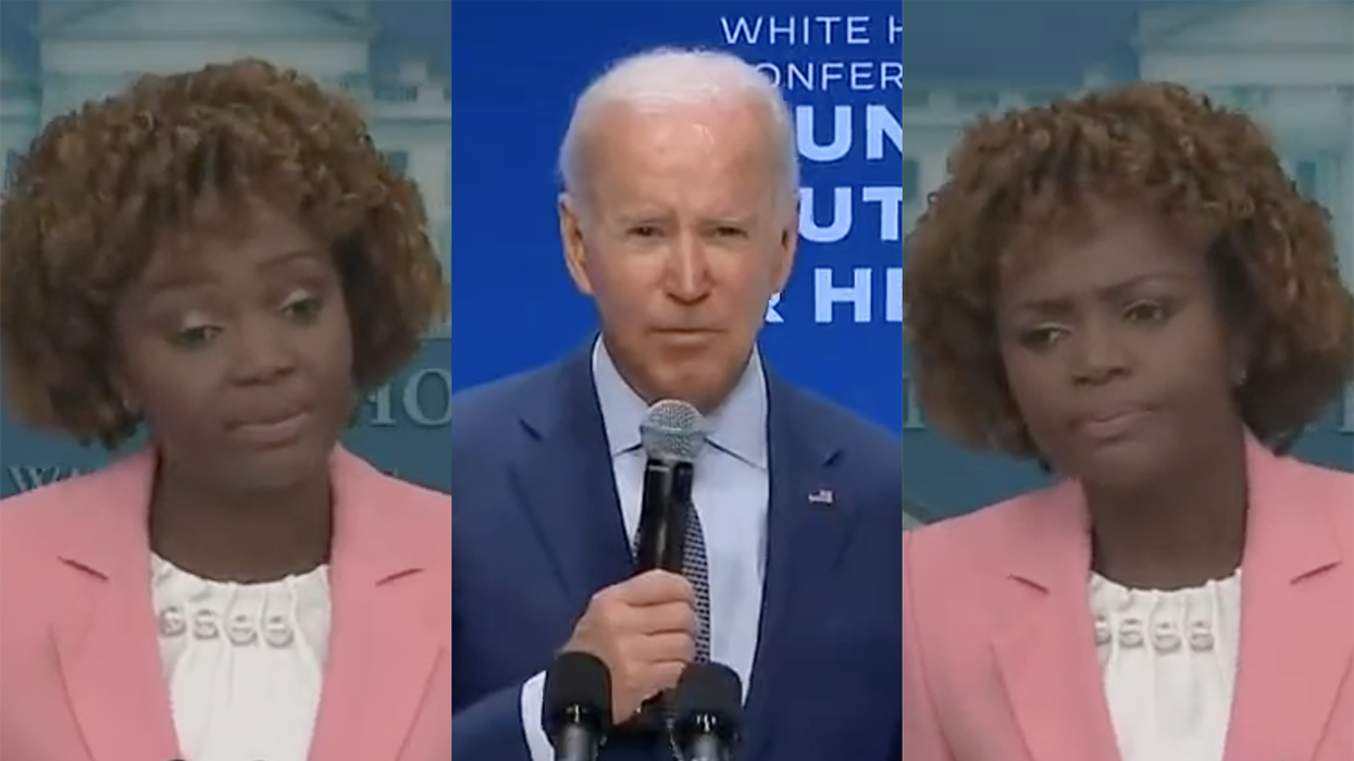 Watch: KJP's attempt to excuse POTUS calling out dead congresswoman manages to be MORE embarrassing than Biden