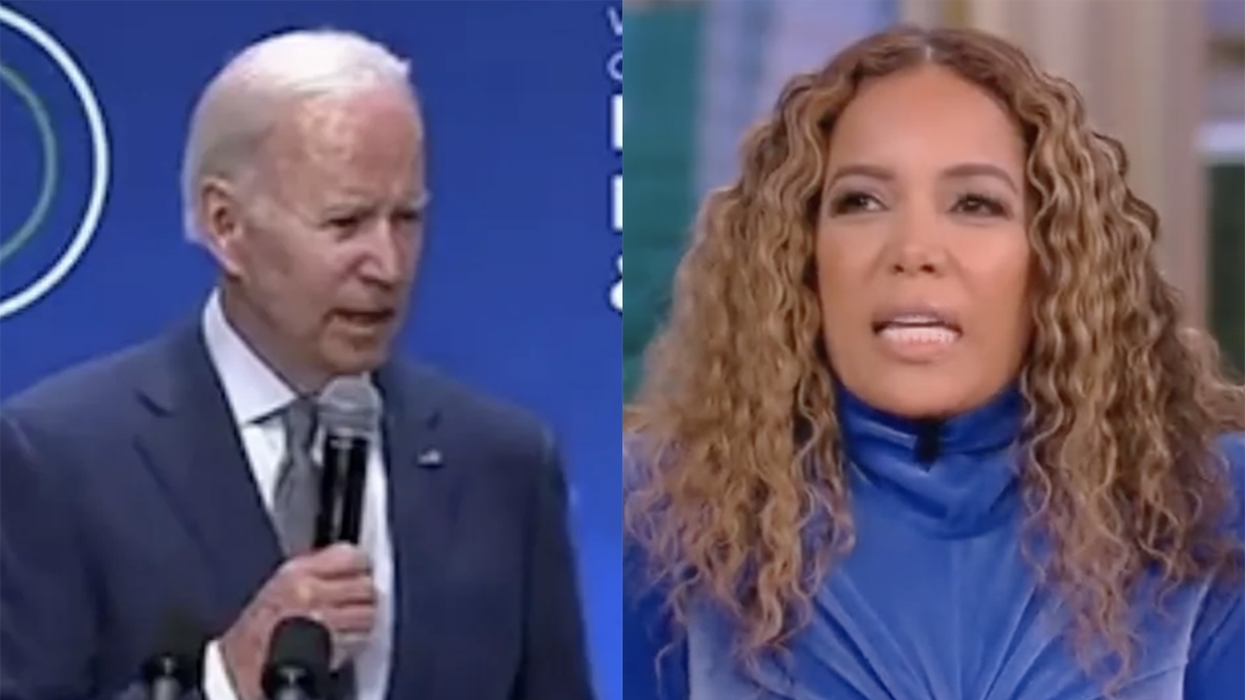 Watch: Sunny Hostin seizes on Americans mocking our elderly president's latest brain fart, blames 'ageism’