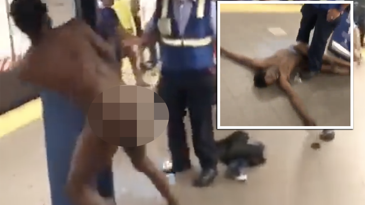 'Looks like Black Jesus': Naked man discovered on subway floor, then he wakes up and the entertainment begins