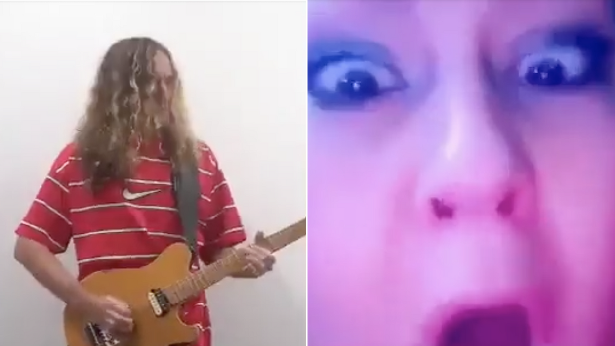 Watch: Guitar bro turns demonic leftist meltdown into a song, and it actually kinda rocks