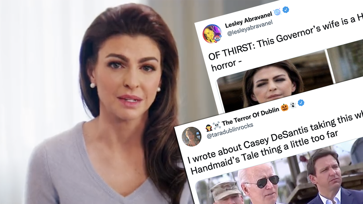 Casey DeSantis shares video about surviving cancer while unhinged leftists attack her over... wearing a  green dress?