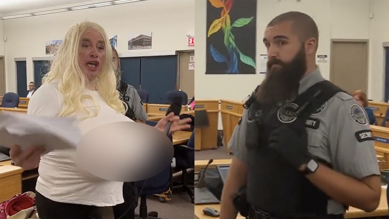 Watch: That trans shop teacher with enormous fake chesticles? Well, parents spoke to the school board...