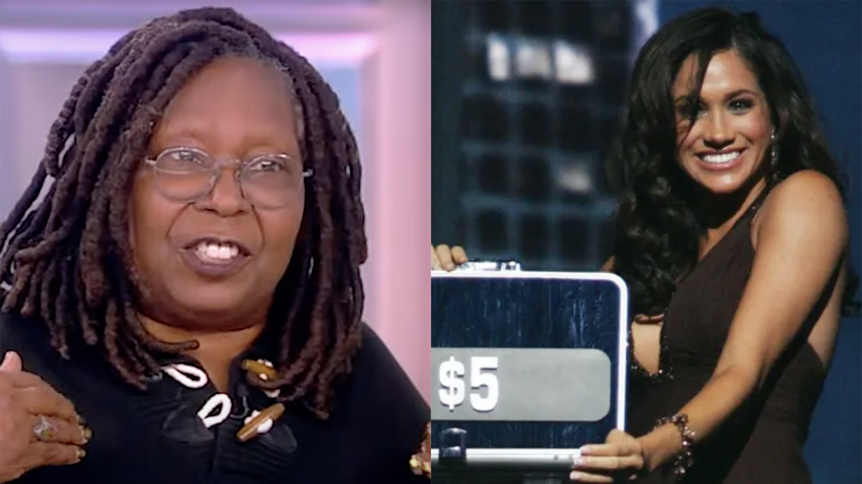 Whoopi Goldberg explodes on Meghan Markle for bimbo-shaming the girls on 'Deal or No Deal'
