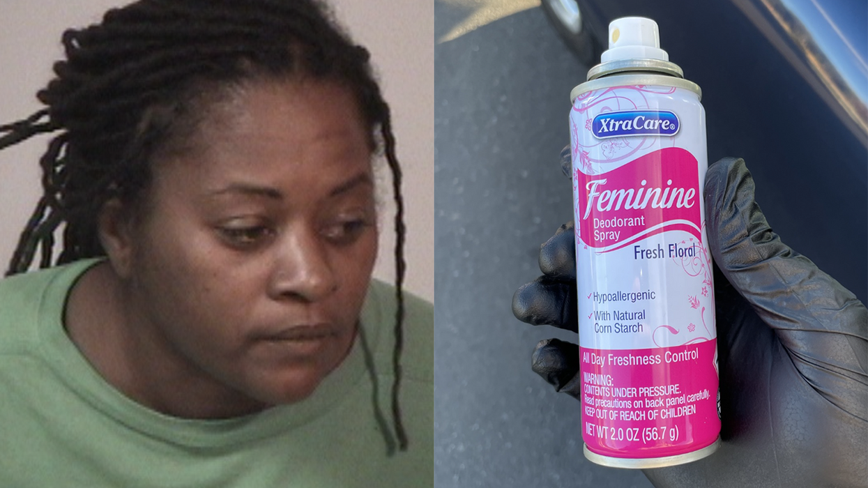 Woman gets busted shoplifting, valiantly attempts to fight her way out with can of feminine deodorant