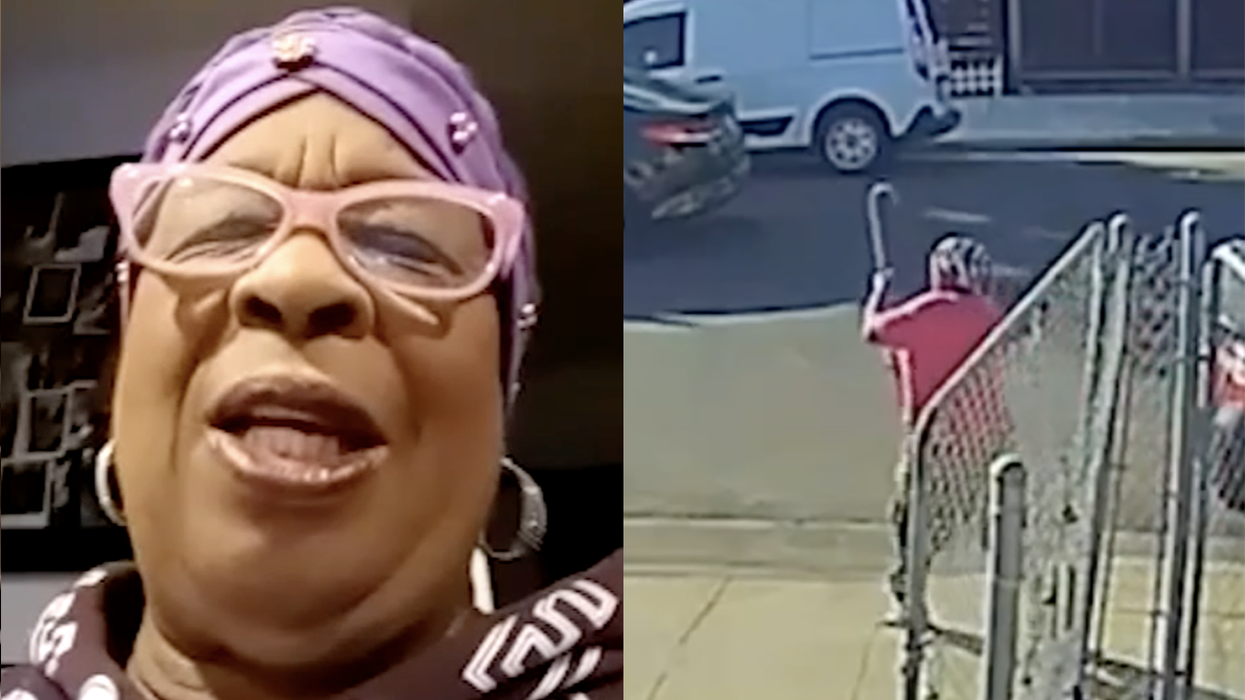 'Fear never crossed my mind': Elderly woman chases off thug with her cane, stops him from robbing neighbor