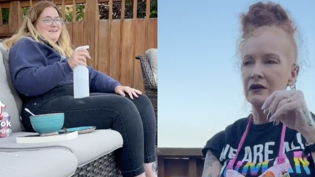 Watch: Sisters spray mother with water every time she 'misgenders,' somehow don't think they're the bad guys
