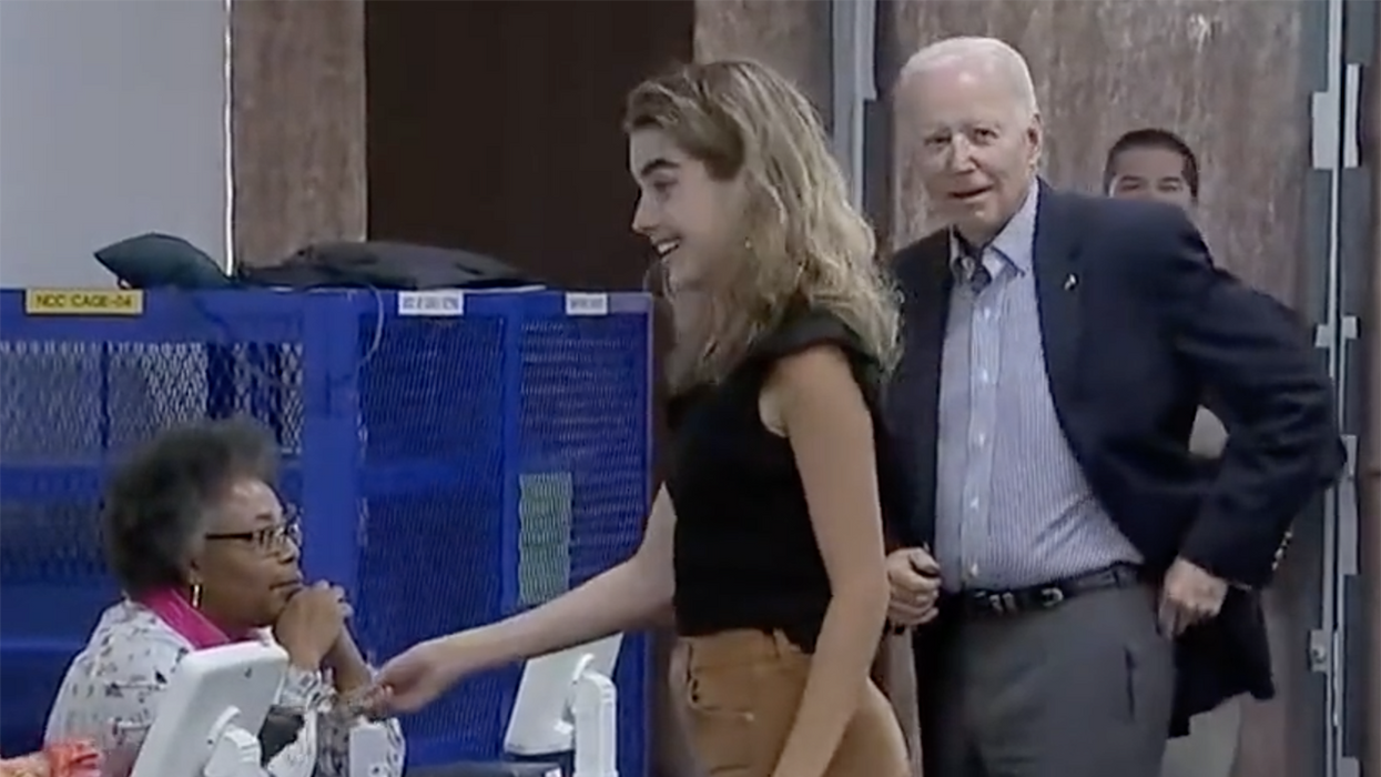 Watch: Joe Biden embraces Jim Crow 2.0, takes part in Delaware's restrictive voting system