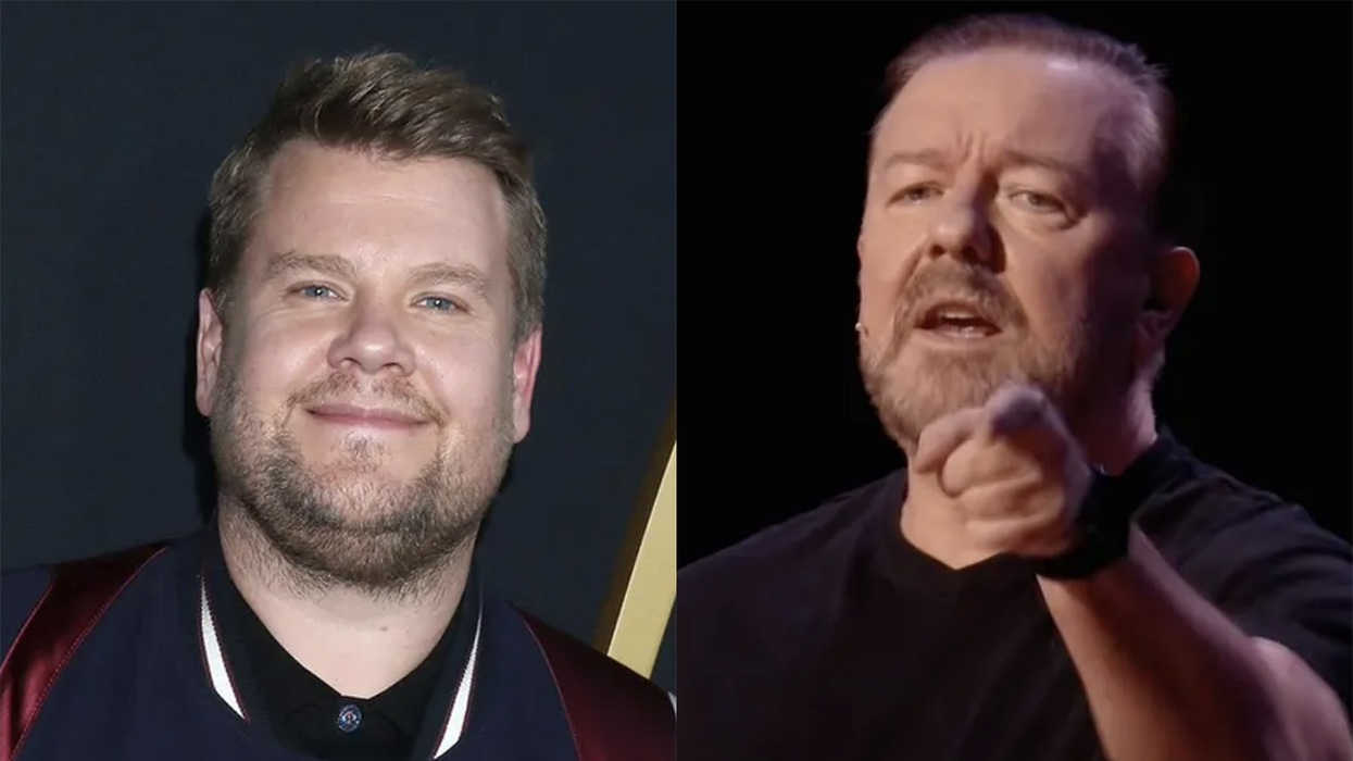 James Corden apologizes for 'inadvertently' stealing a Ricky Gervais joke after Gervais called him out