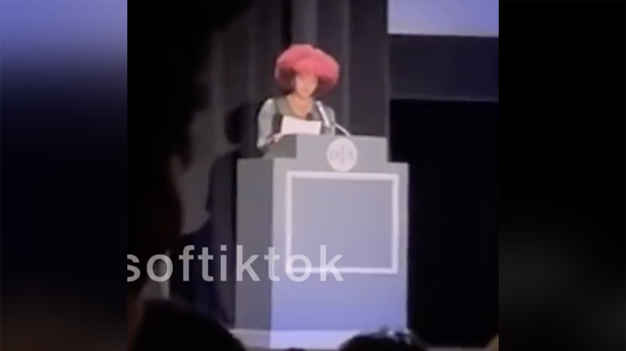 Watch: World's worst human rants about her dad being a Trump supporter... while eulogizing him at his funeral