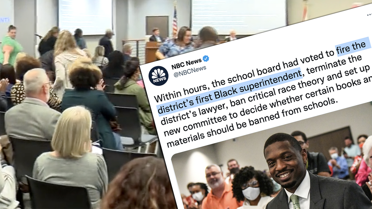Conservative school board members fire woke superintendent, and NBC News is desperate to make it about race