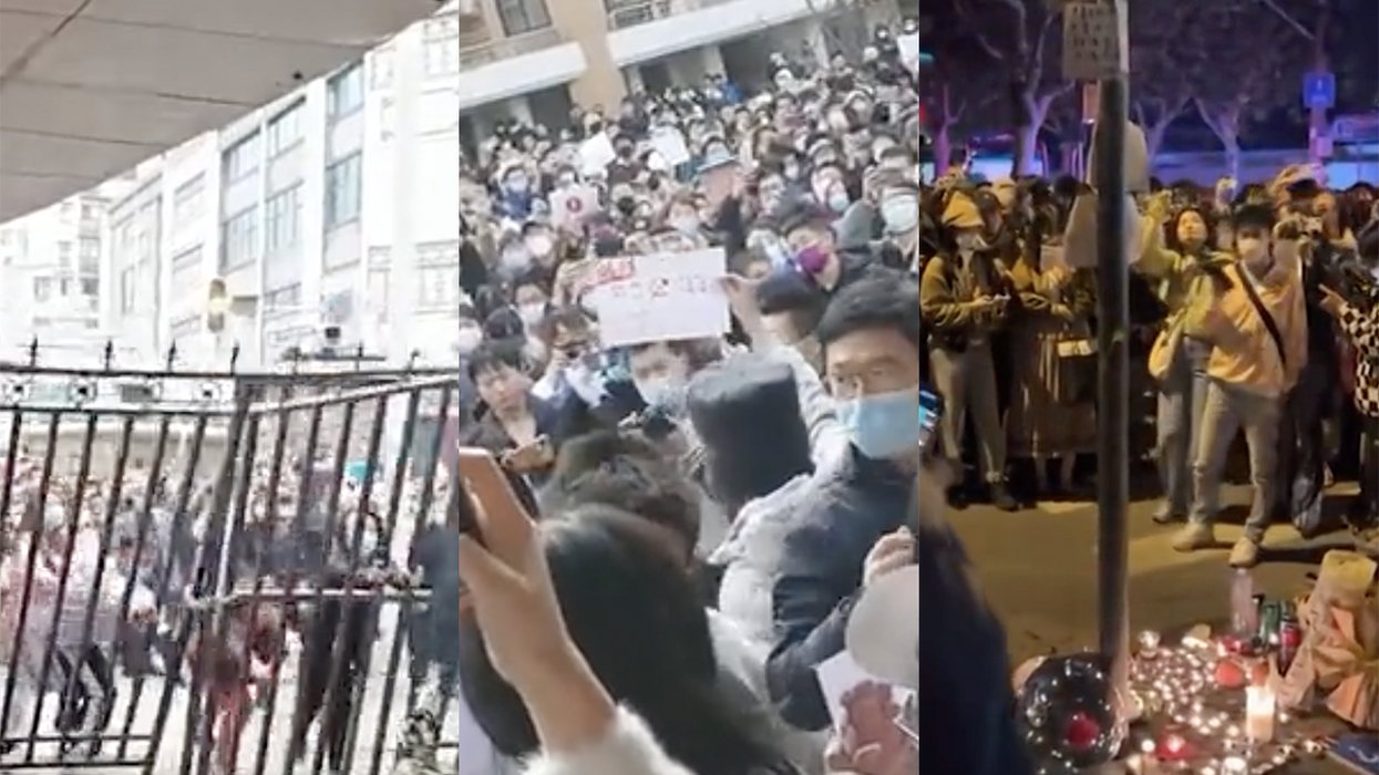 Watch: China erupts in massive protest over government lockdowns (that leftists would implement here if allowed)