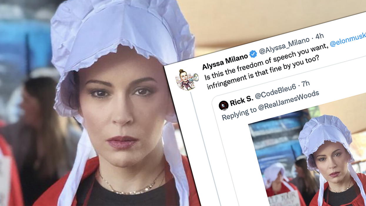 Alyssa Milano sacrifices what little dignity she has left to Elon Musk in the most epic self-own I've seen