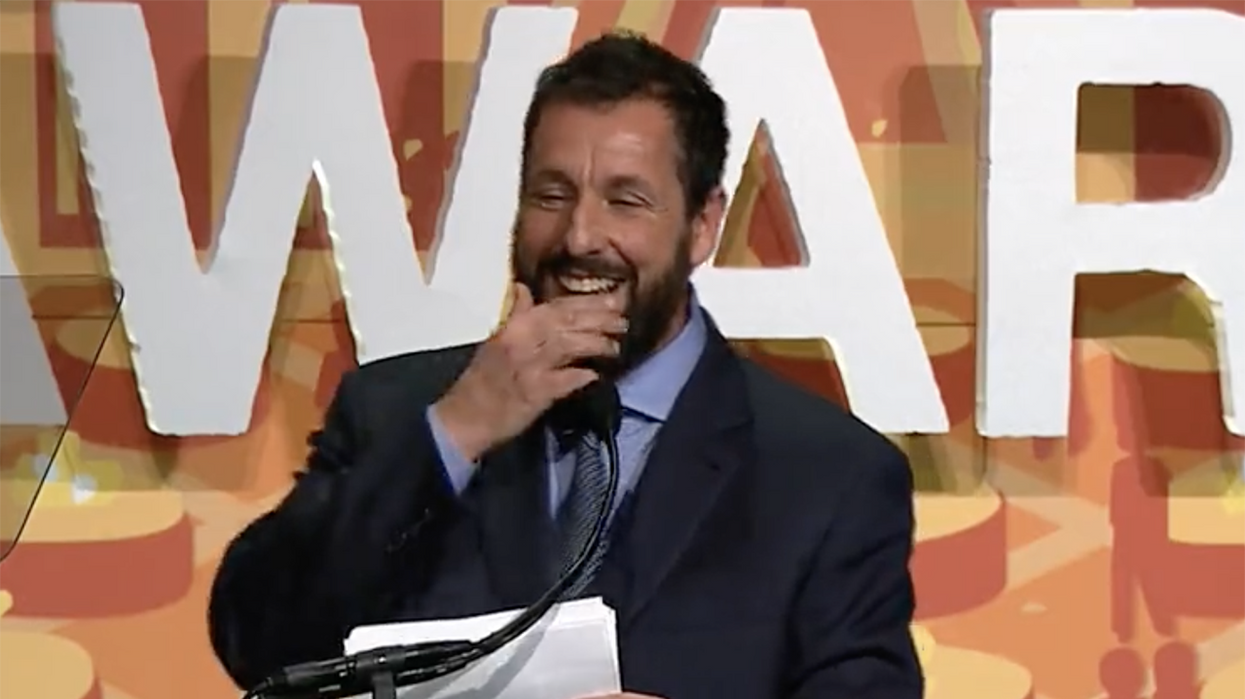'F*** every other comedian': Adam Sandler had his daughters write his Gotham Awards speech and it absolutely killed
