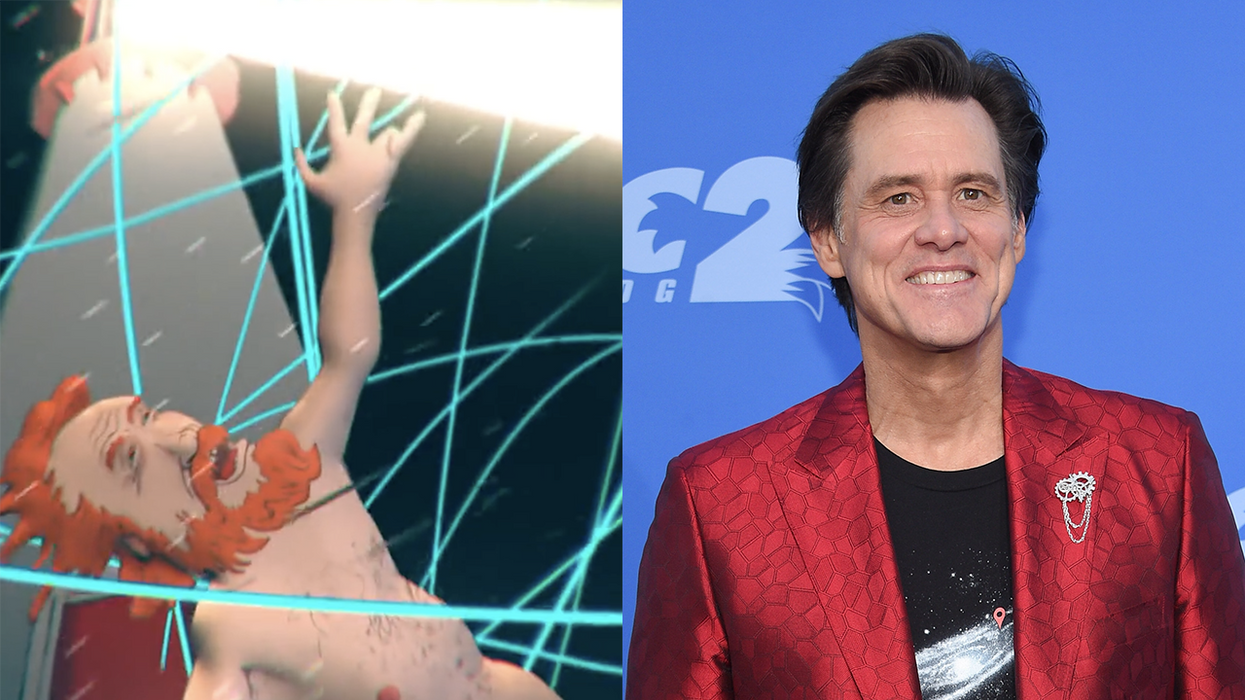 Jim Carrey overacts in announcing he's leaving Twitter... with a creepy cartoon about a lighthouse keeper