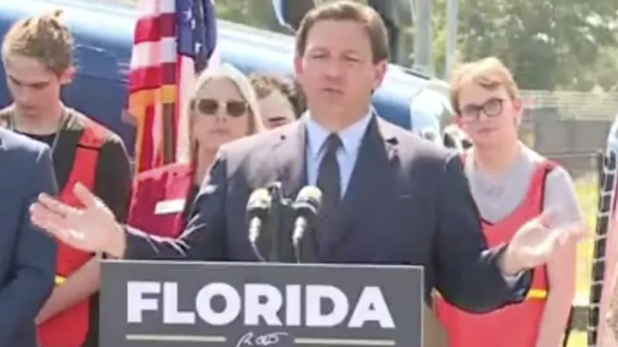 Watch: Ron DeSantis turns a question about a 'divided' GOP into one giant subtweet about you know who