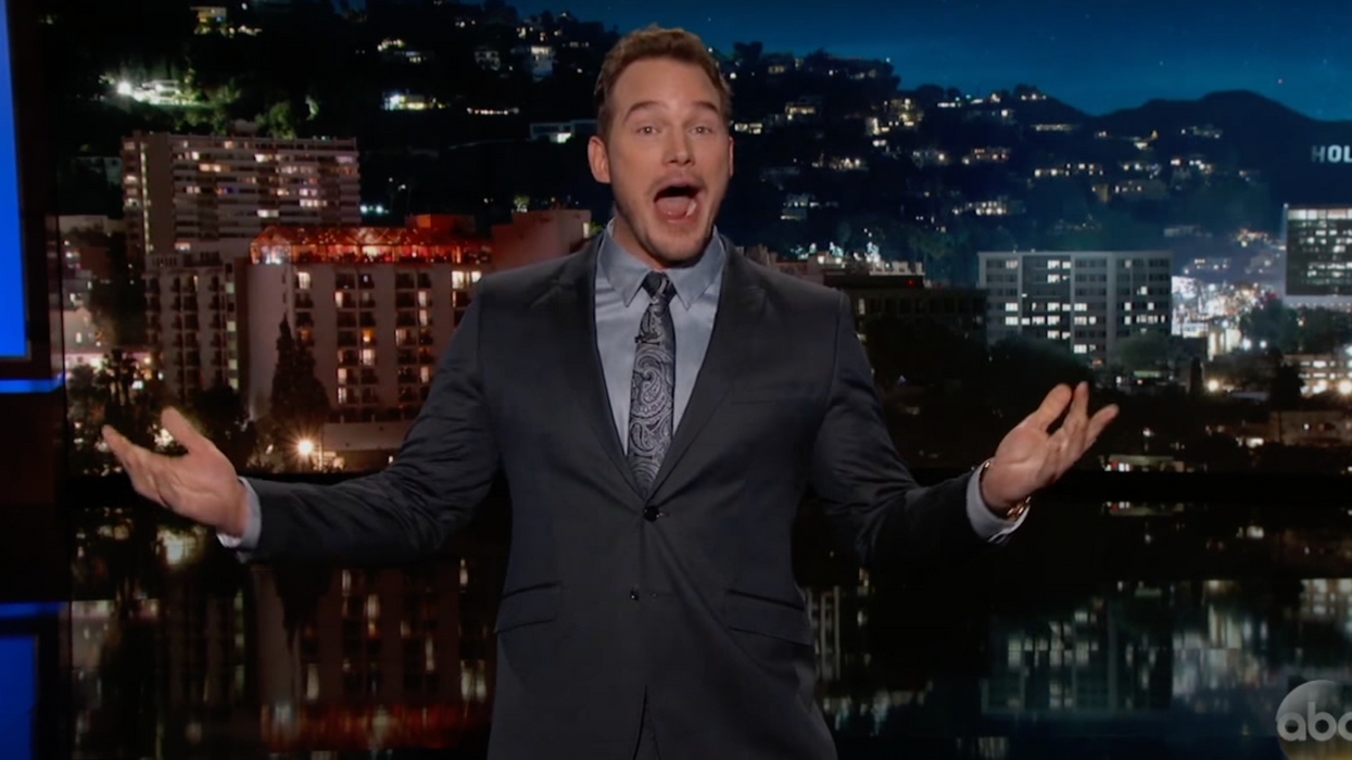 Watch: Chris Pratt fills in for Jimmy Kimmel, classes the place up by actually being funny
