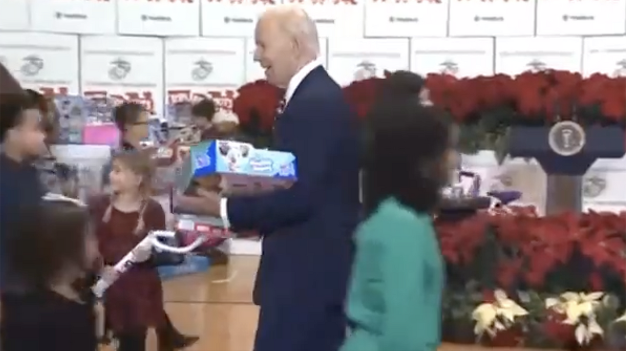 Watch: Joe Biden wanders aimlessly among children while everyone ignores him as a random confused old man
