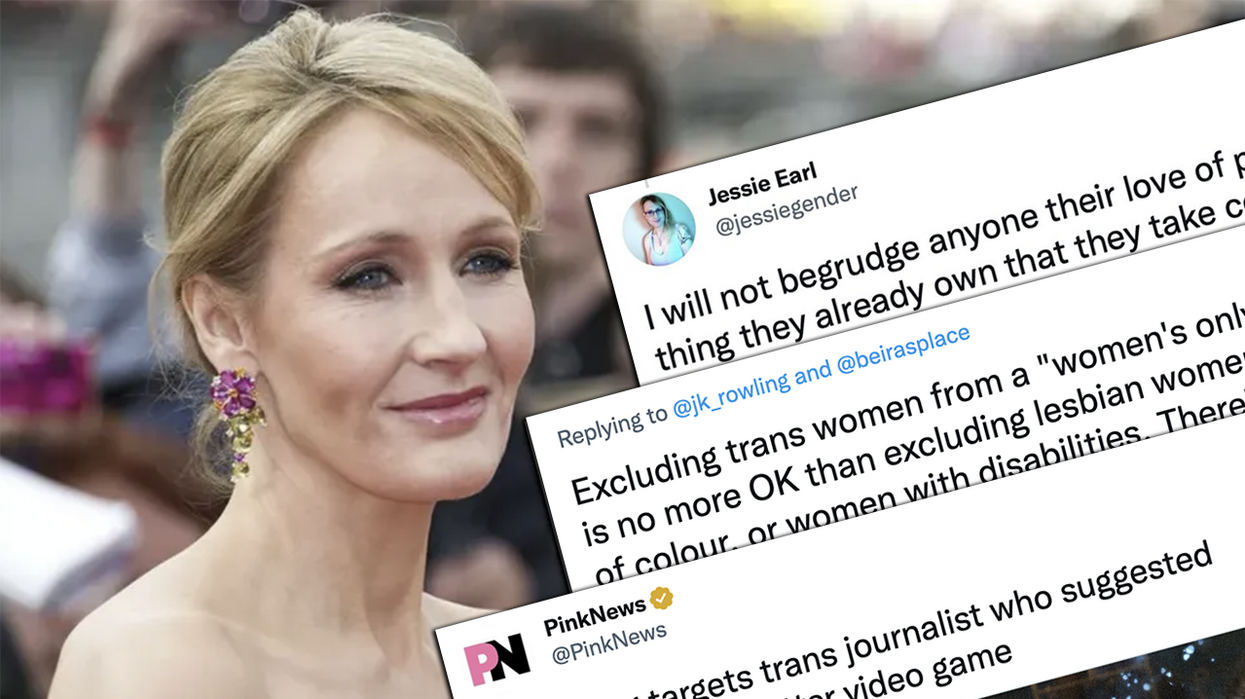 Watch: JK Rowling maintains role as world's top transphobe for...opening a women-only center to help rape victims