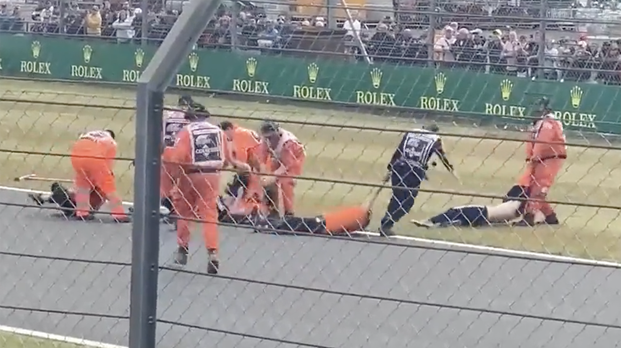 'You f***ing t***ts': Leftwing protesters brag about being dragged across pavement, don't realize they're the baddies