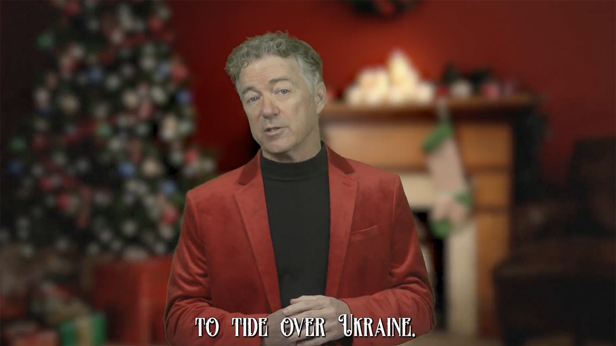 Watch: Rand Paul parodies 'Night Before Christmas' to destroy the ginormous crap sandwich known as the Omnibus