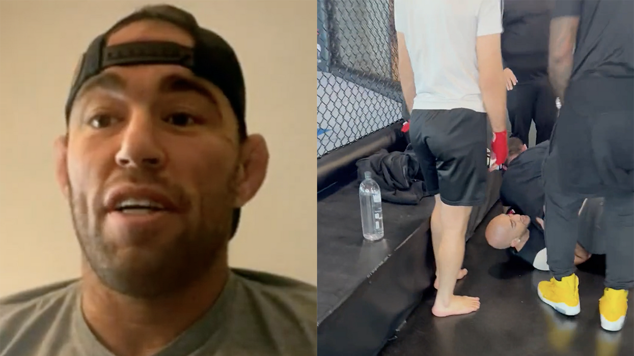 Watch: UFC fighter Jake Shields shows what happens when you call someone a Nazi IRL as opposed to on Twitter