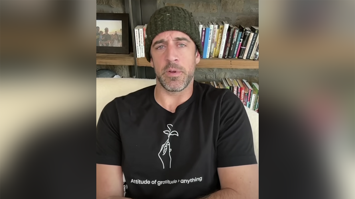 Aaron Rodgers Discount Double Checks His Haters, Tells Them 'Science' You Can't Question Is 'Propaganda'