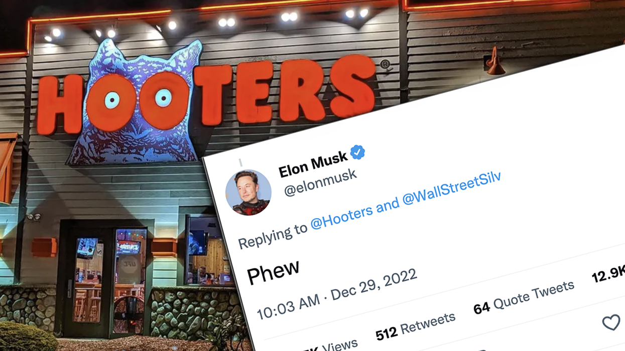 Hooters enlists Elon Musk to fight fake news and inform Twitter users millennials do in fact still love boobs