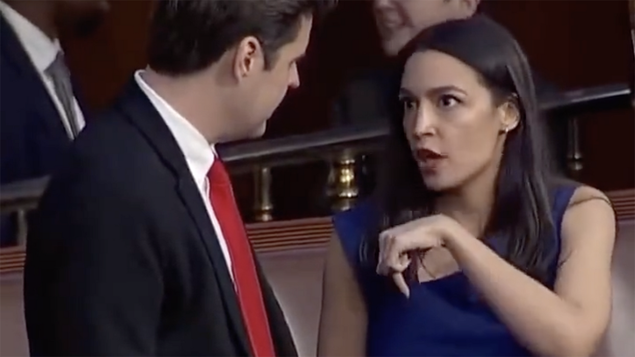 'All rocks are my friend': Lip reading 'expert' swears on God this is what AOC and Matt Gaetz were chatting about