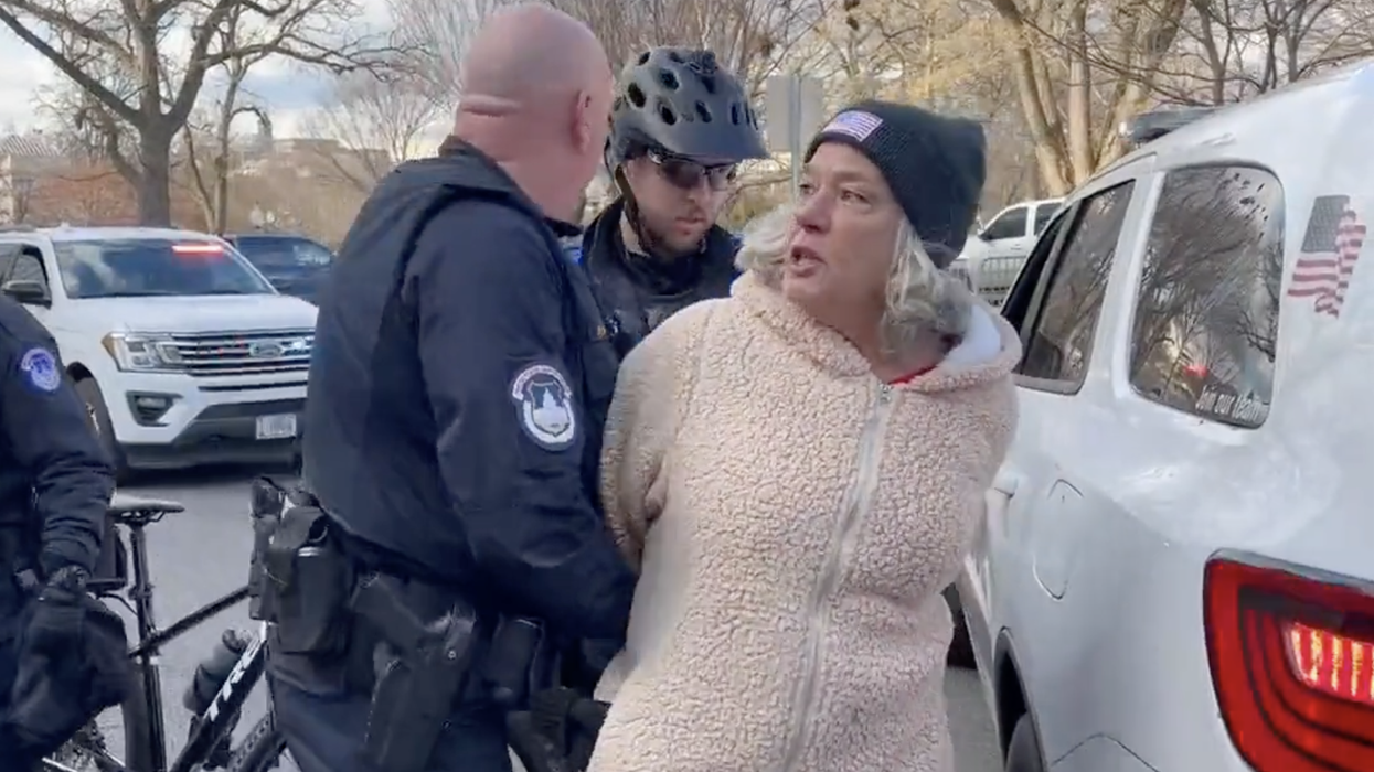 WATCH: Ashli Babbitt's Mom Arrested Outside Capitol For Protesting Daughter's Death