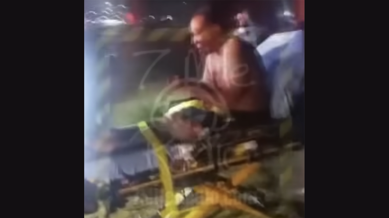 'We got a child predator here': Video shows alleged perv receiving street justice. Sweet, sweet street justice.