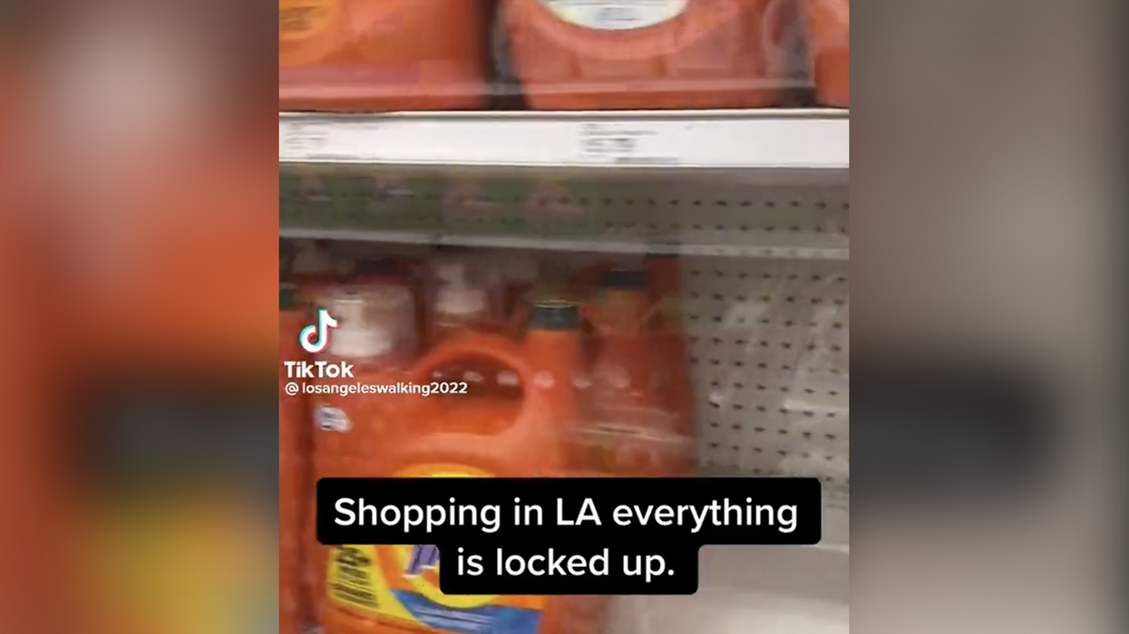 Watch: Crime is so out of hand in Los Angeles, Target needs to lock up laundry detergent