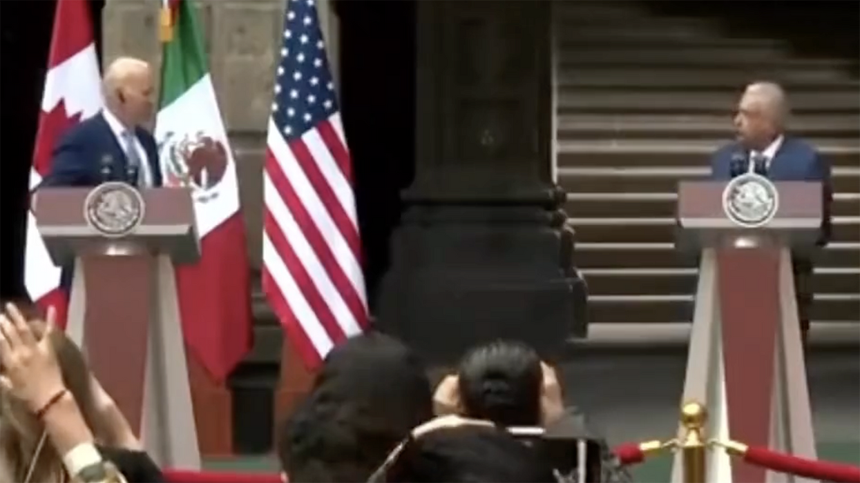Watch: Joe Biden praised by Mexican president for (checks notes) NOT building a wall to protect our southern border