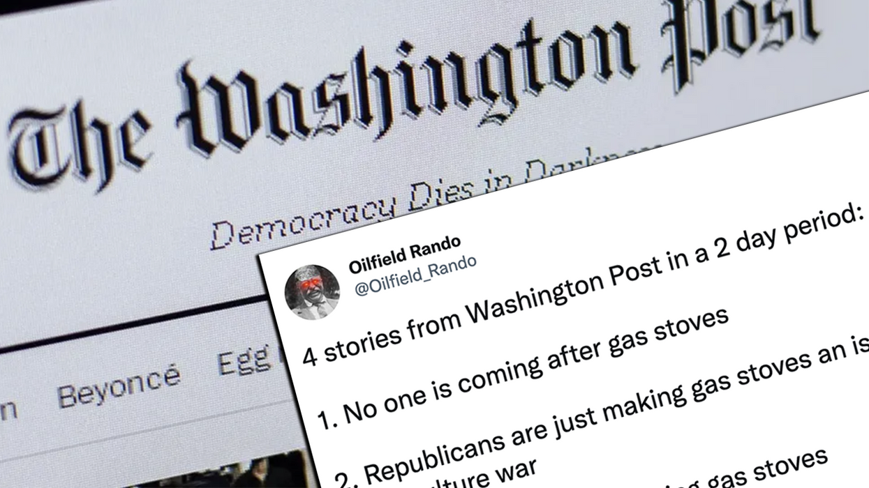 WaPo puts on a masterclass in 'gaslighting' over stoves with four headlines over forty-eight hours