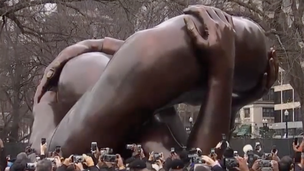 "If you had showed that to anyone in the hood...": MLK family member blasts phallic-looking tribute to Dr. King