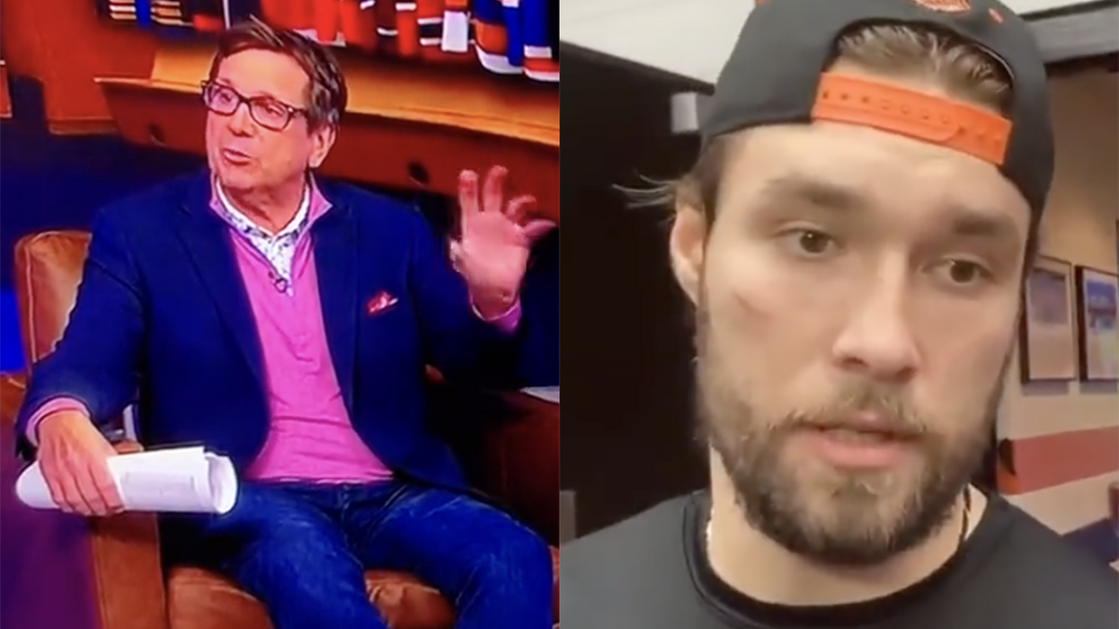 Watch: Analyst tells Russian hockey player to go back to where he came from if he won't wear the PRIDE shirt