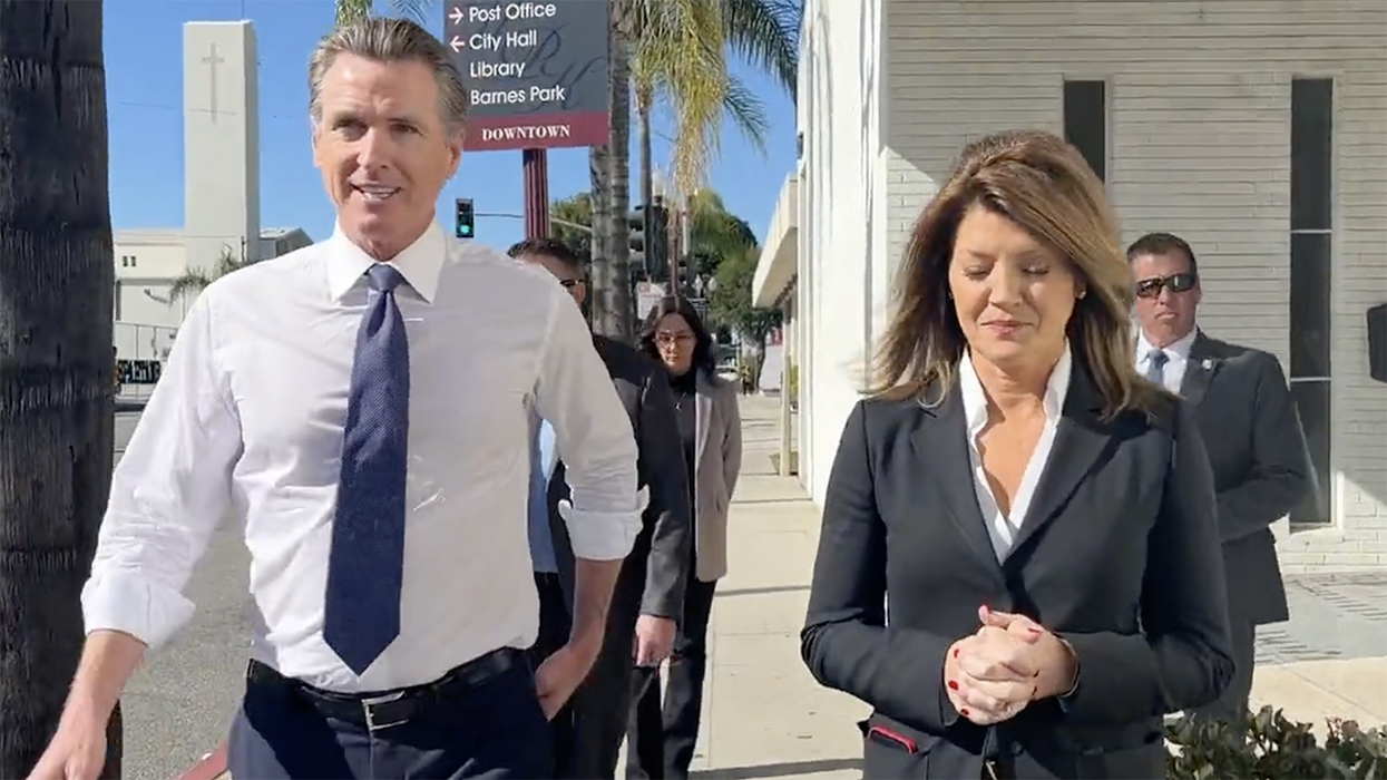 Watch: Gavin Newsom cries gun rights are a 'suicide pact,' then a reporter hits him with an inconvenient fact