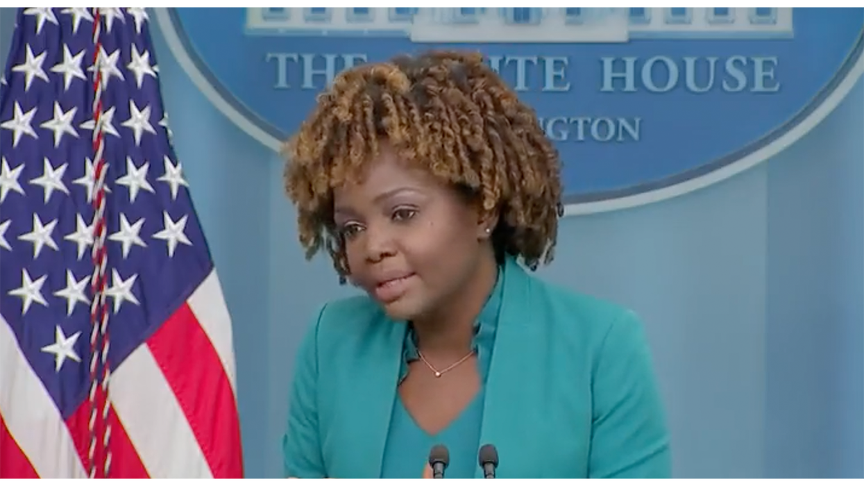 Watch: Karine Jean-Pierre gets GRILLED by reporter on Joe Biden ignoring potential riots and she flounders