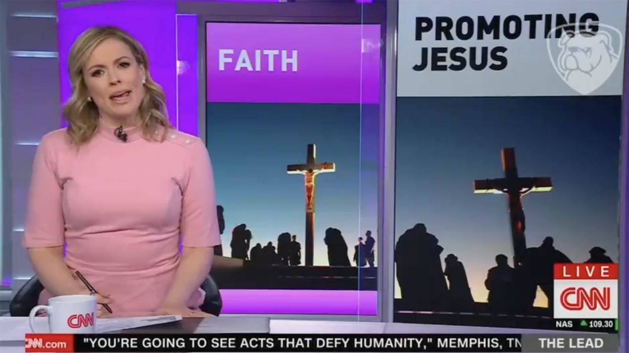 Watch: CNN is bothered by TV ads promoting Jesus, so they investigate them as a right-wing conspiracy