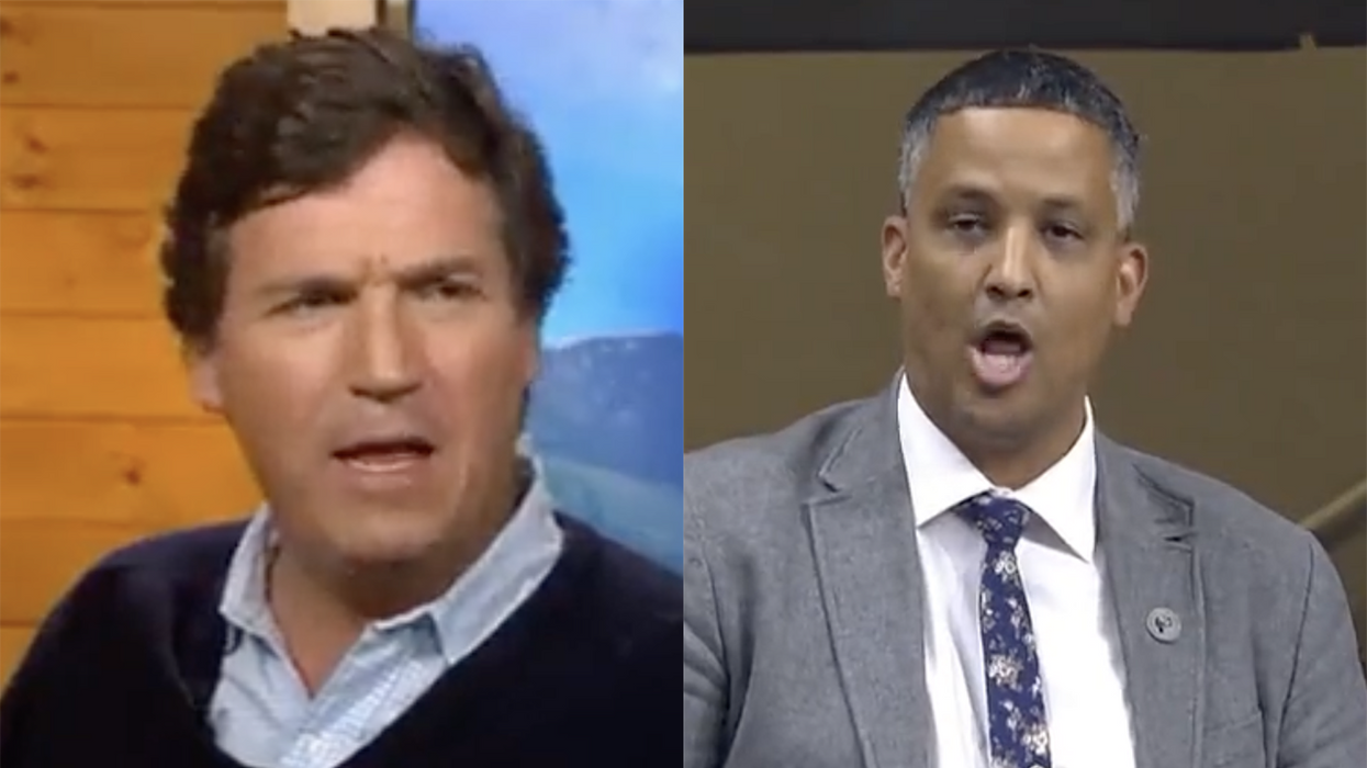 Watch: Canadian politician demands his country denounce Tucker Carlson for making a joke about Canada