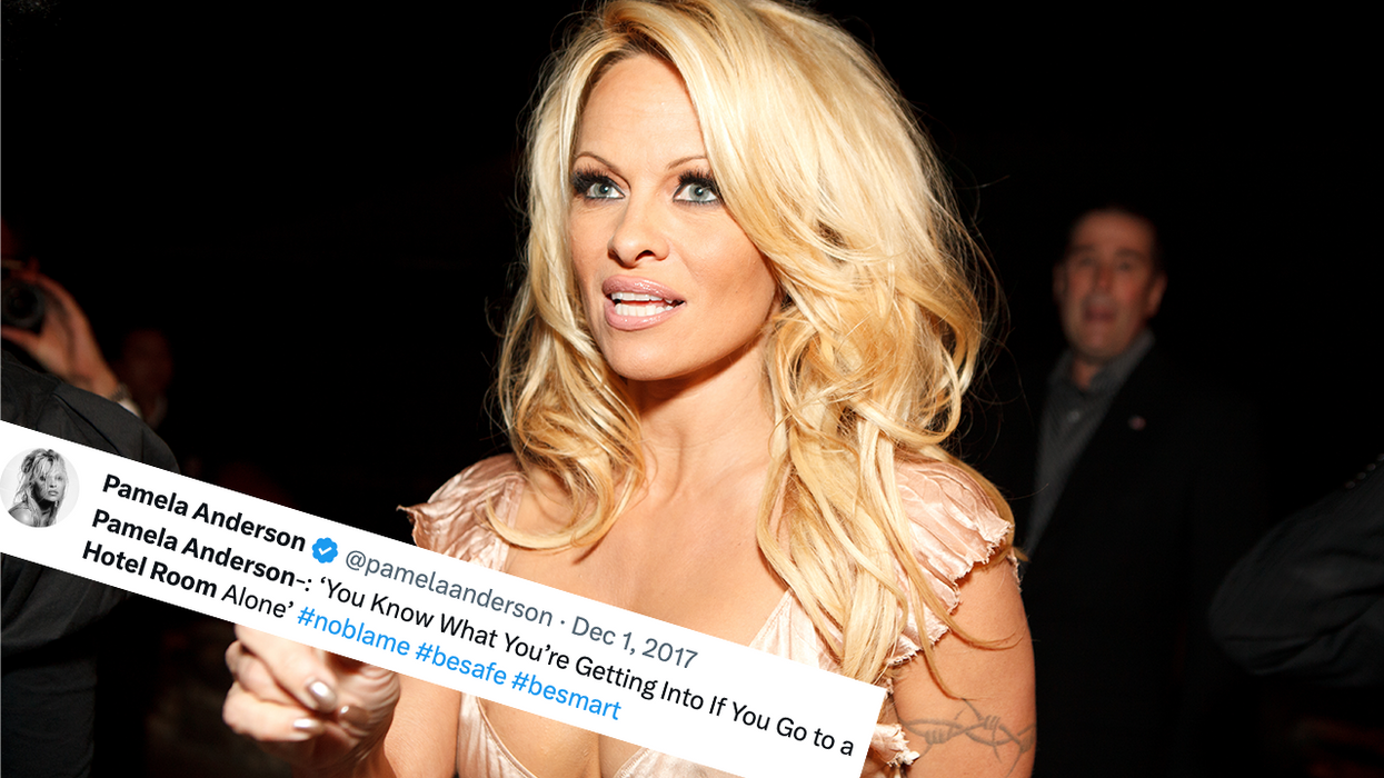 Pamela Anderson defends her anti-'MeToo' comments...right after she MeToo'd Tim Allen