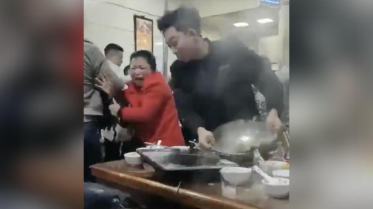 Watch: Massive brawl erupts at Chinese restaurant and there is a lot to unpack