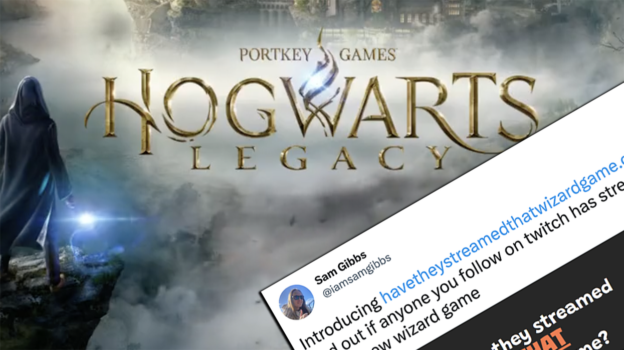 Nerd creates app to narc on your friends who play the new Harry Potter video game, since JK Rowling is a... you know
