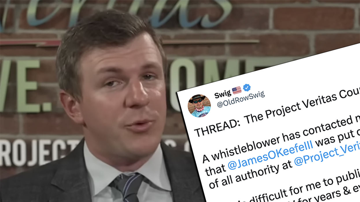 Follow-up on the James O'Keefe/Project Veritas story: board members launched a COUP to remove him