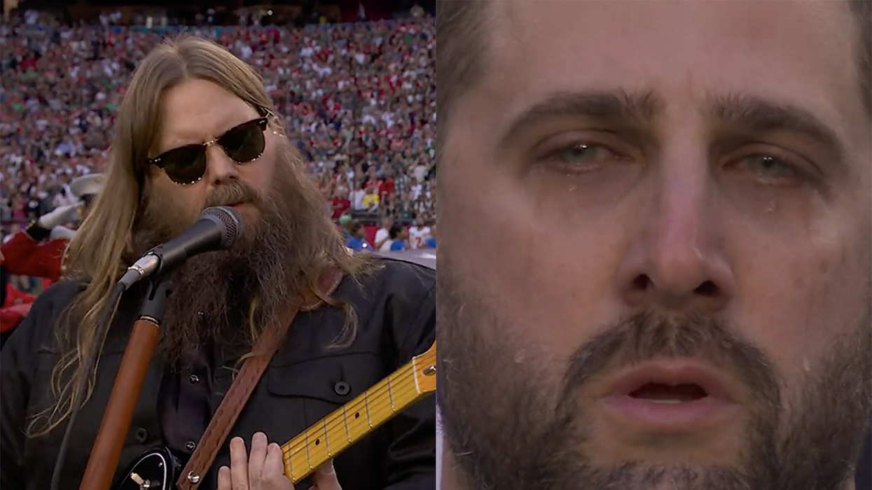 Watch: Chris Stapleton crushes the National Anthem at the Super Bowl so hard, it drove grown men to tears