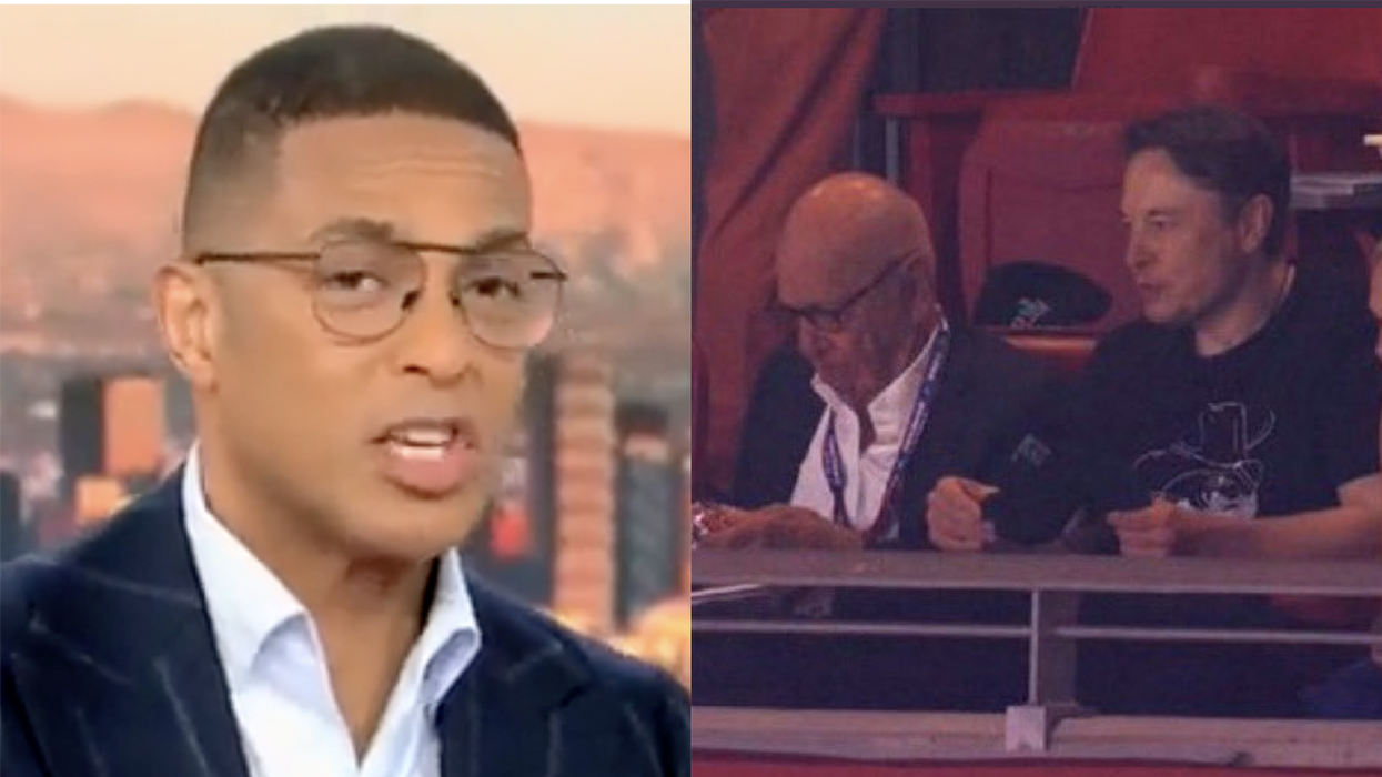 Don Lemon freaks out over how "frightening" it is to see Rupert Murdoch hangin' with Elon Musk at the Super Bowl