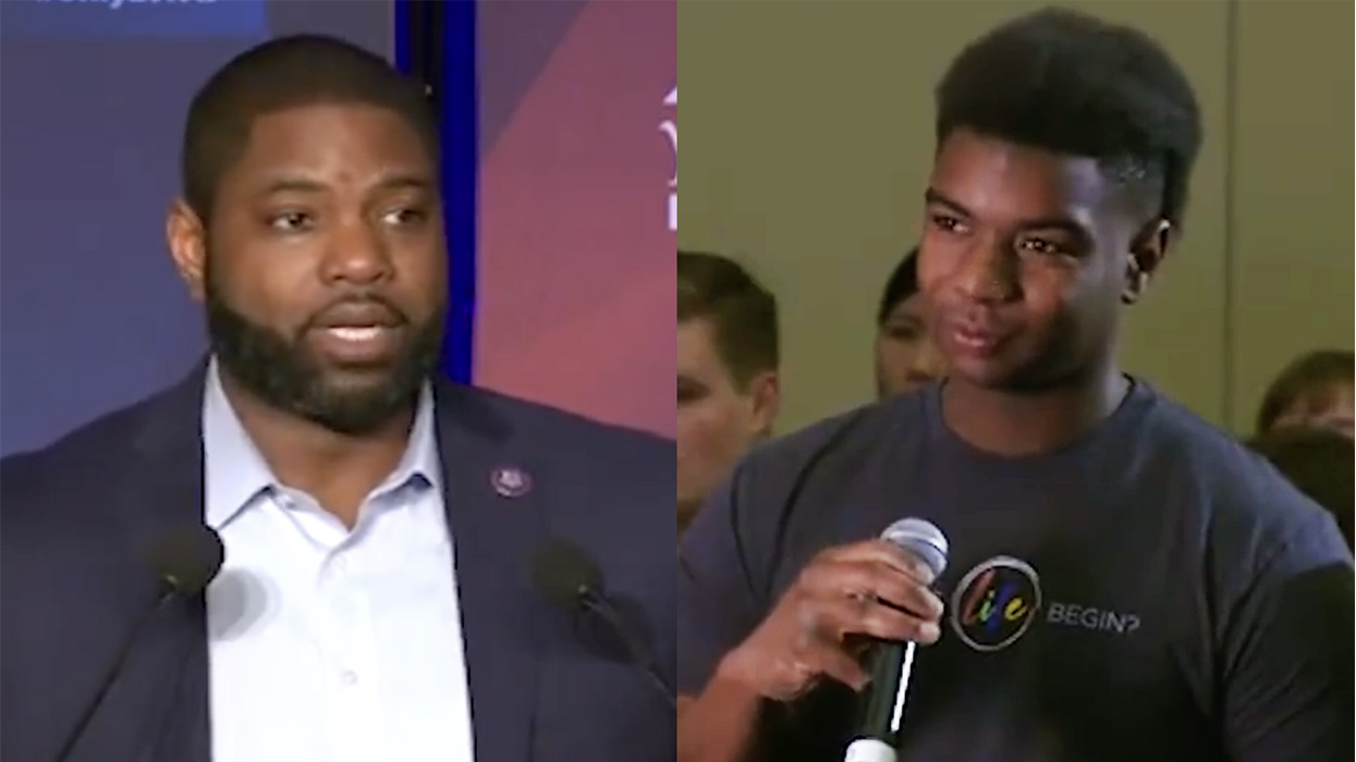 Watch: Byron Donalds answers young conservative on how to respond when leftists, media take away your "black card"