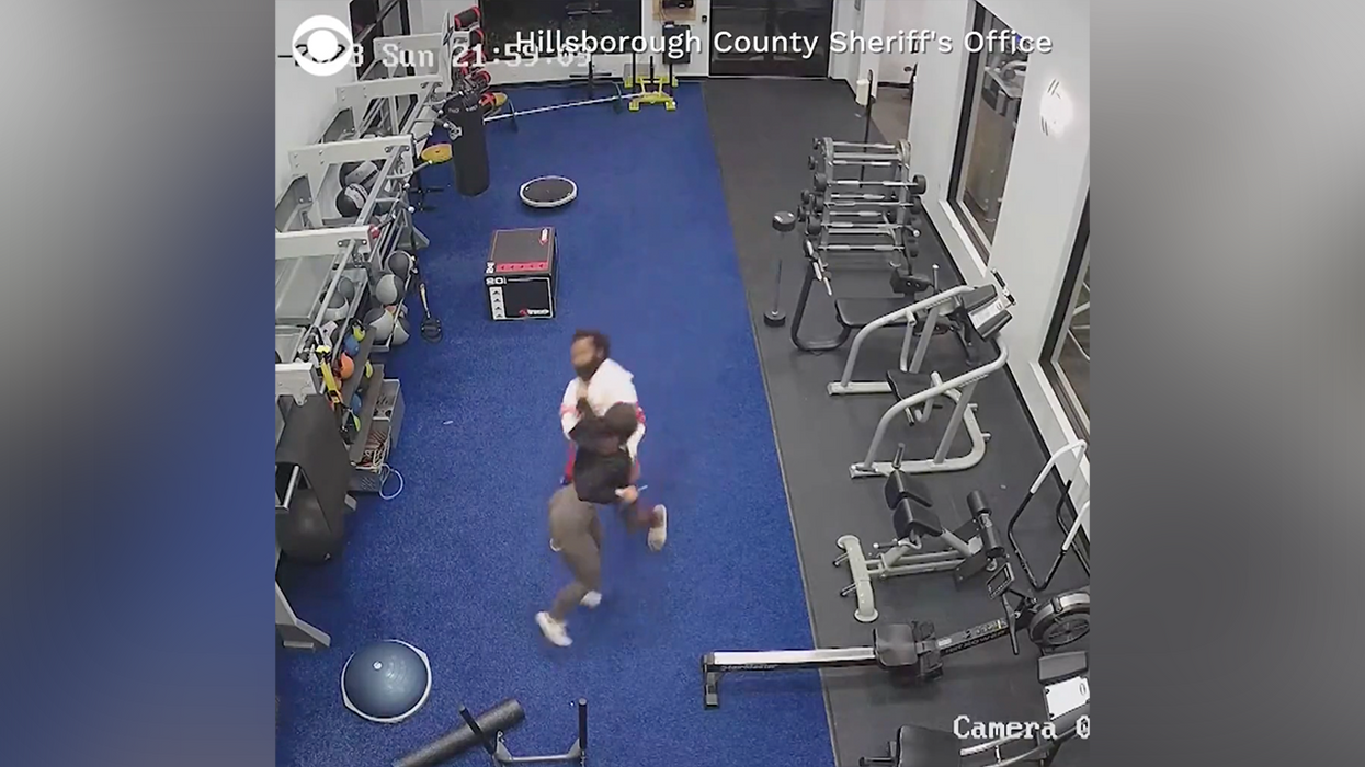 WATCH: Creepy Gym Dude Attacks 24-Year-Old Woman But Doesn't Realize Who He's Messing With
