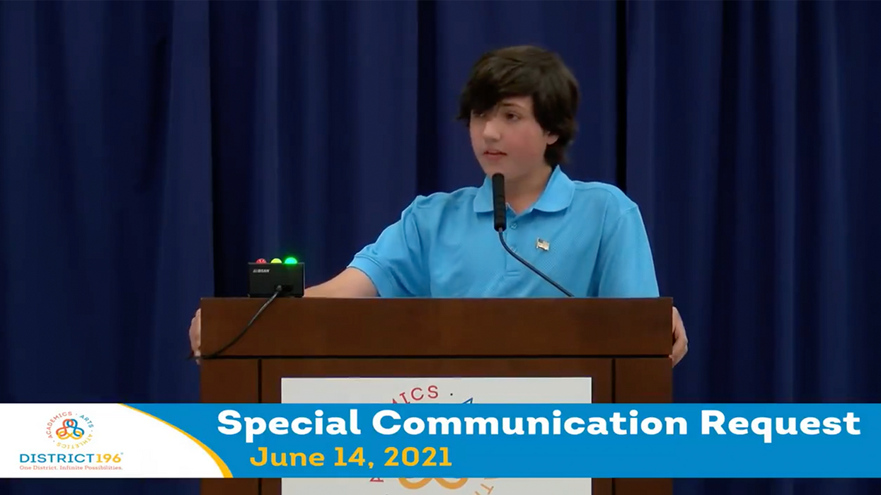 Watch: Teen leaves public school over woke indoctrination, but not without giving school board an earful
